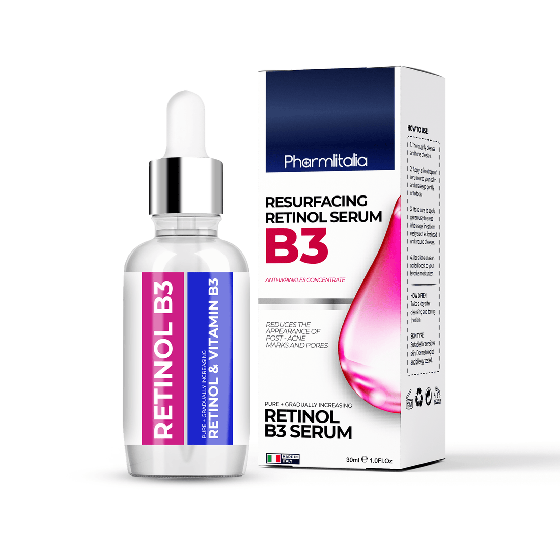 Retinol B3 Serum - Pharmlitalia